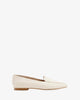 Loafers in off white leather