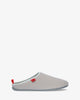 Spring/ summer unisex slippers in gray mesh with gray outsole