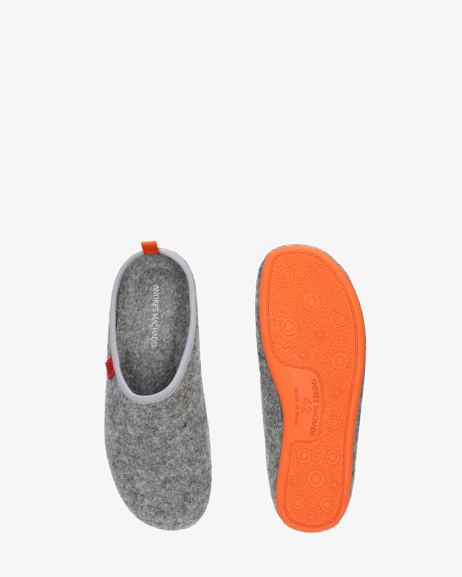 Zapatillas unisex en tejido fieltro gris