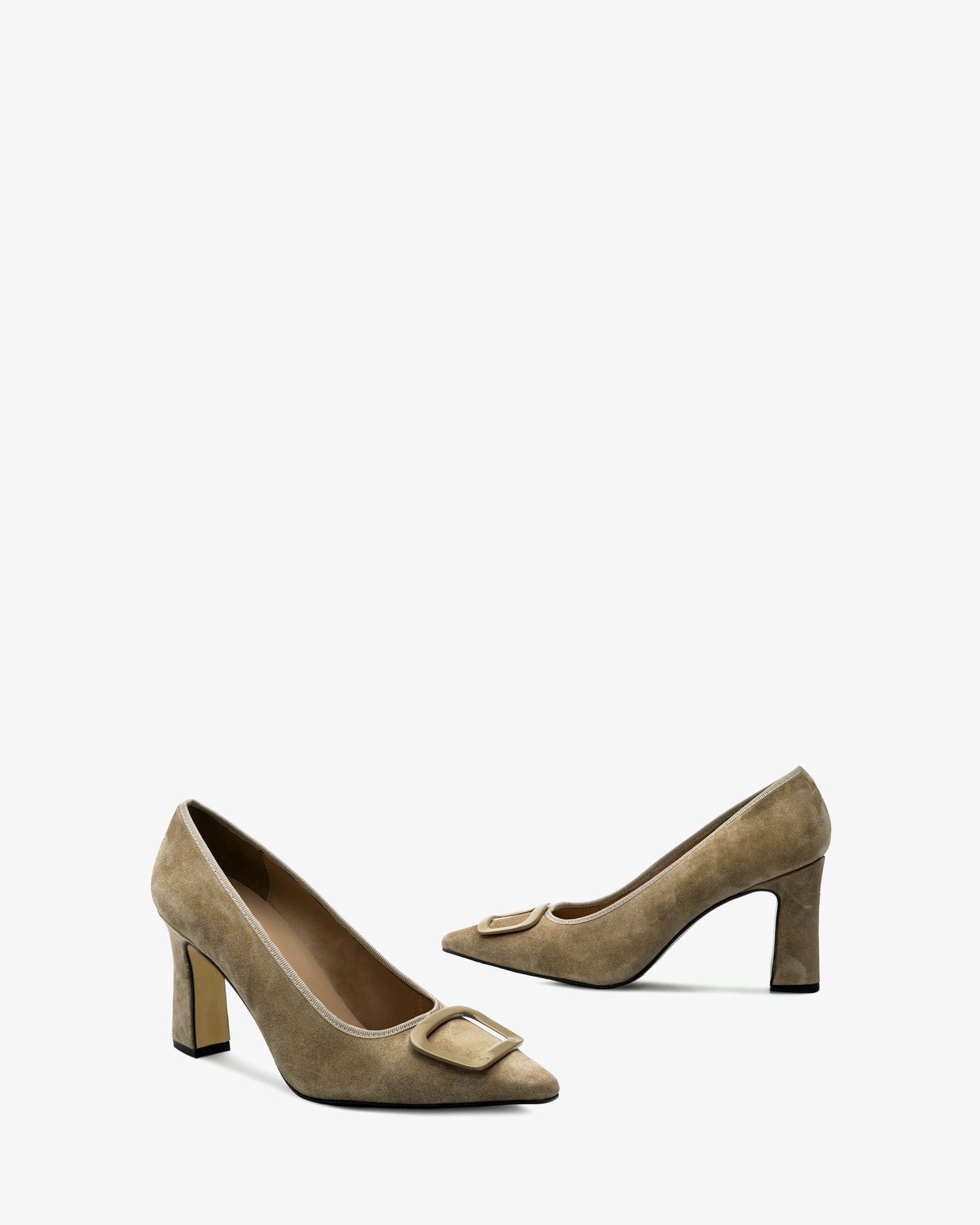 Salón en serraje taupe