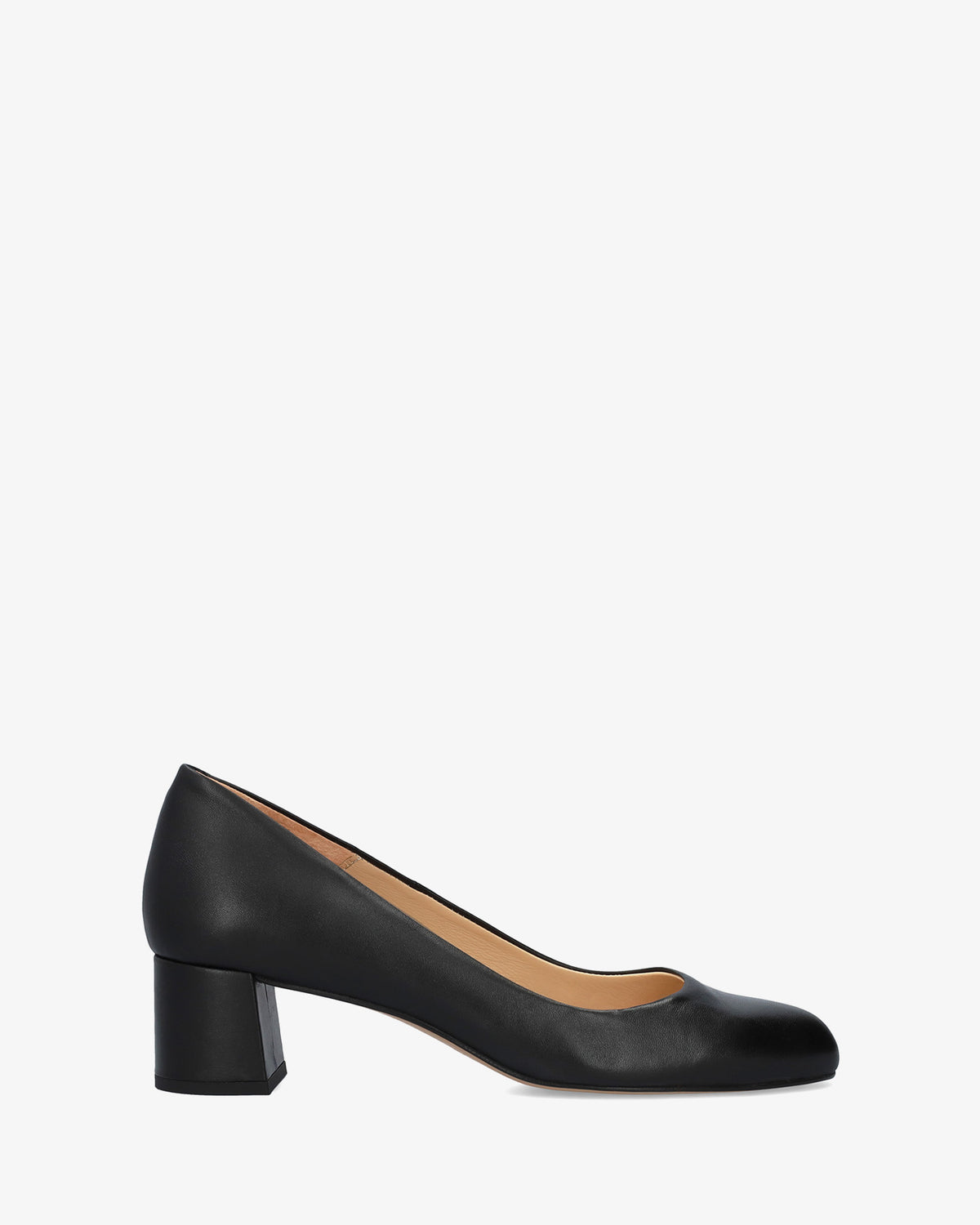 Décolleté in pelle nera