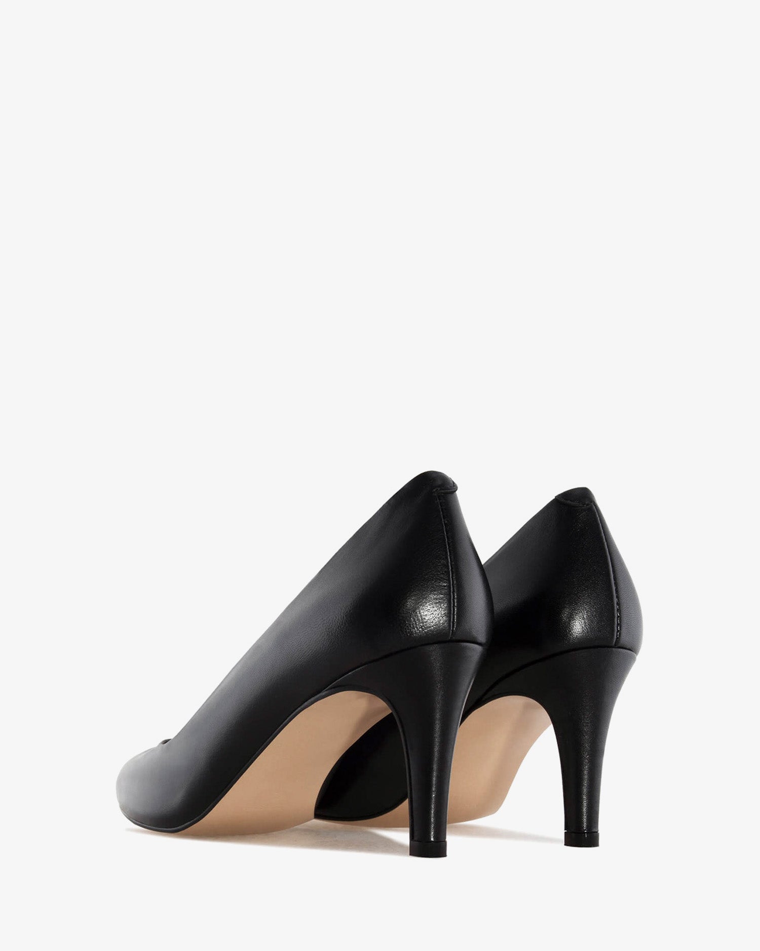 Escarpins en cuir noir