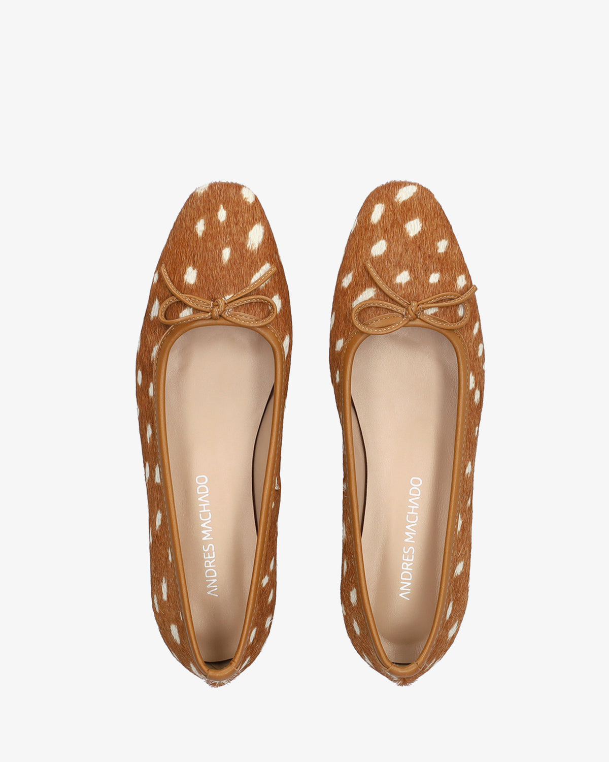 Bailarina plana en piel estampado Bambi